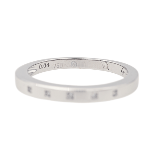 Bague 54 Alliance - Bague en or blanc diamant 58 Facettes 4098646RV