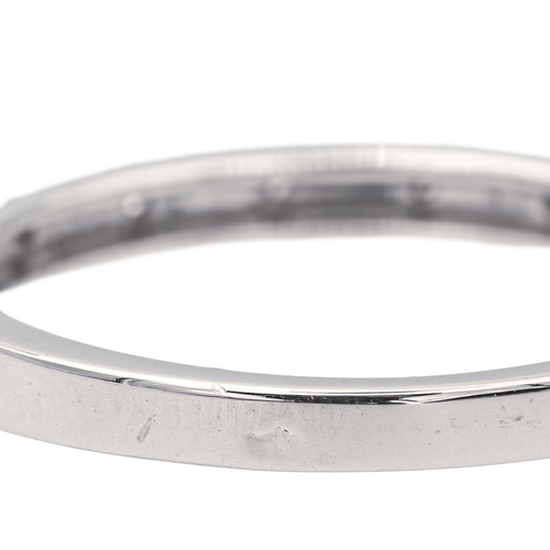 Bague 54 Alliance - Bague en or blanc diamant 58 Facettes 4098646RV