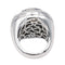 Bague 54 Pasquale Bruni - Bague en or blanc, quartz, diamants et saphirs 58 Facettes 3785007CN