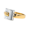 Bague 53 Guy Laroche - Bague en or jaune et or blanc 18 carats 58 Facettes 4036612CN