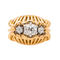 Bague 56 Bague en or rose 18 carats et platine sertie de diamants 58 Facettes 4049092CN