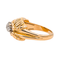 Bague 56 Bague en or rose 18 carats et platine sertie de diamants 58 Facettes 4049092CN