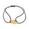 Bracelet O.J. Perrin Légendes - Bracelet cordon cœur en or jaune 18 carats 58 Facettes 4263951RV