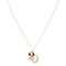 Collier Ginette NY - Collier "20" en or rose 18 carats 58 Facettes 2595548CN