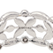 Bague 54 Mauboussin - Bague bandeau à motif floral en or blanc 58 Facettes 4098642RV