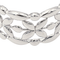 Bague 54 Mauboussin - Bague bandeau à motif floral en or blanc 58 Facettes 4098642RV