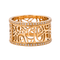Bague 54 Poiray - Bague Cœur fil en or rose et diamants 58 Facettes 4160472RV