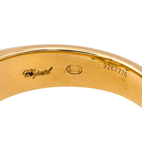 Bague 52 Chopard Happy Diamonds - Bague en or blanc avec diamants et émeraudes 58 Facettes 4322637RV