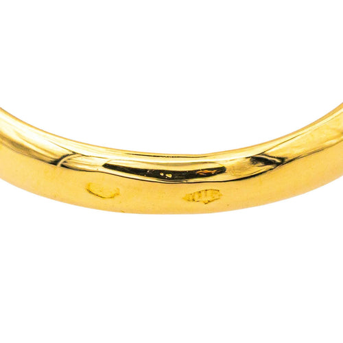 Bague 54 Bague jonc en or jaune, rubis et diamants 58 Facettes 4137830CN