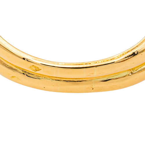 Bague 59 Bague pavée de diamants en or jaune et blanc 18 carats 58 Facettes 4250496CN
