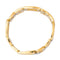 Bracelet Boucheron - Bracelet tank rétro en or jaune, blanc et rose 58 Facettes 4292713CN
