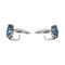 Boucles d'oreilles Pomellato Baby - Boucles d’oreilles dormeuses en or blanc avec topazes et saphirs 58 Facettes 4343109RV