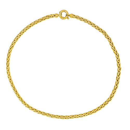 Collier Collier chaîne maille palmier en or jaune 18 carats 58 Facettes 4403430CN