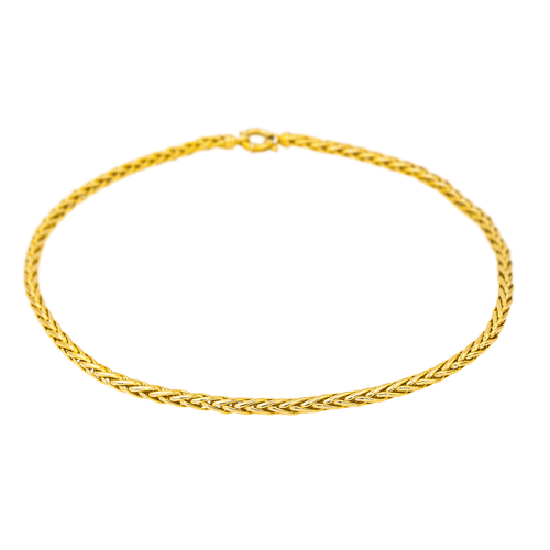 Collier Collier chaîne maille palmier en or jaune 18 carats 58 Facettes 4403430CN