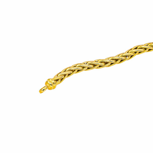 Collier Collier chaîne maille palmier en or jaune 18 carats 58 Facettes 4403430CN