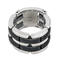 Bague 52 Chanel Ultra - Bague grand modèle en or blanc 18 carats et céramique 58 Facettes 4416095RV