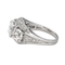 Bague 54 Art déco - Bague en platine, or blanc et diamants 58 Facettes 4387238CN