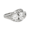 Bague 54 Art déco - Bague en platine, or blanc et diamants 58 Facettes 4387238CN