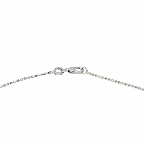Collier Collier en or blanc 18 carats avec tanzanite et diamant 58 Facettes 4423605RV