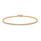 Bracelet Bracelet ligne en or jaune 18 carats et diamants taille brillant 58 Facettes 3664472RV