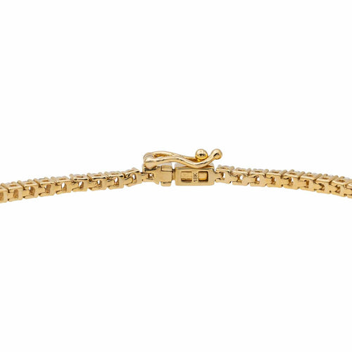 Bracelet Bracelet ligne en or jaune 18 carats et diamants taille brillant 58 Facettes 3664472RV