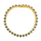 Bracelet Bracelet tennis en or jaune 18 carats serti de saphirs 58 Facettes 4526959CN
