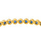 Bracelet Bracelet tennis en or jaune 18 carats serti de saphirs 58 Facettes 4526959CN