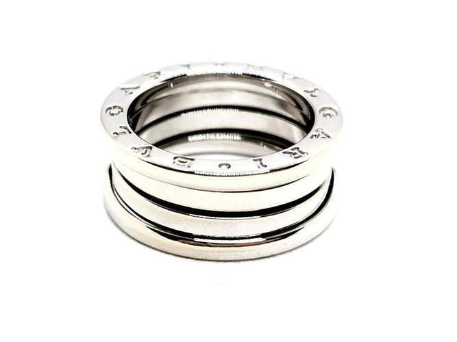 Bague 48 Bulgari B.Zero1 - Bague 2 rangs en or blanc 18 carats 58 Facettes 1512617CN