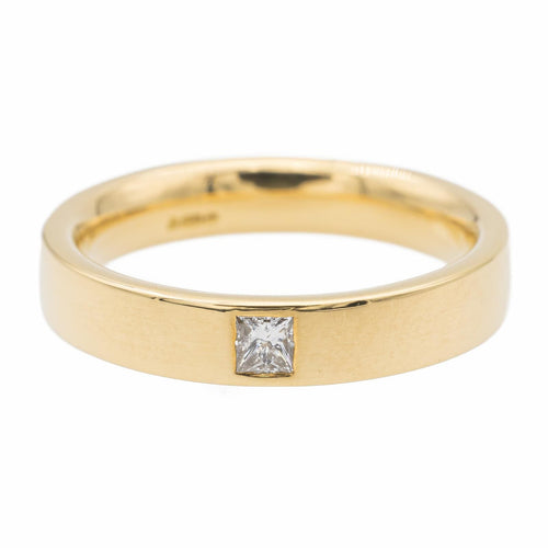 Bague Alliance - Bague en or jaune 18 carats et diamant 58 Facettes 1637055CN