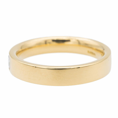 Bague Alliance - Bague en or jaune 18 carats et diamant 58 Facettes 1637055CN