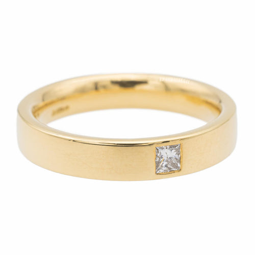 Bague Alliance - Bague en or jaune 18 carats et diamant 58 Facettes 1637055CN