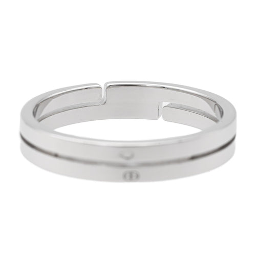 Bague 58 Dinh Van Seventies - Bague alliance en or blanc 58 Facettes 1649322CN