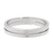 Bague 58 Dinh Van Seventies - Bague alliance en or blanc 58 Facettes 1649322CN
