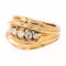 Bague 54 Bague pont en or rose 18 carats et diamants 58 Facettes 1819139CN