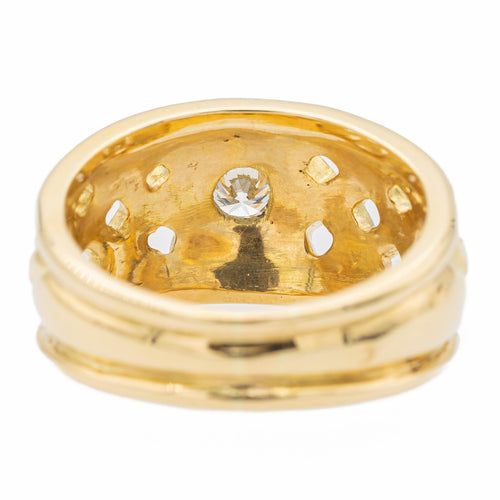 Bague 53 Bague solitaire en or jaune 18 carats avec diamant 58 Facettes 1835757CN