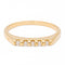 Bague 58.5 Bague demi-alliance en or jaune 18 carats sertie de diamants 58 Facettes 2225491CN