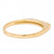 Bague 58.5 Bague demi-alliance en or jaune 18 carats sertie de diamants 58 Facettes 2225491CN