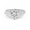 Bague 52 Bague trilogie en platine 950 sertie de diamants 58 Facettes 2241099CN