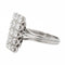 Bague 48 Bague en or blanc 18 carats pavée de diamants 58 Facettes 2432010CN
