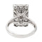 Bague 48 Bague en or blanc 18 carats pavée de diamants 58 Facettes 2432010CN