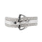 Bague 58 Bague ceinture en or blanc 18 carats sertie de diamants 58 Facettes 2682327CD