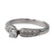 Bague 57 Bague solitaire en or blanc 18 carats avec diamants 58 Facettes 2737239CN