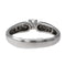 Bague 57 Bague solitaire en or blanc 18 carats avec diamants 58 Facettes 2737239CN