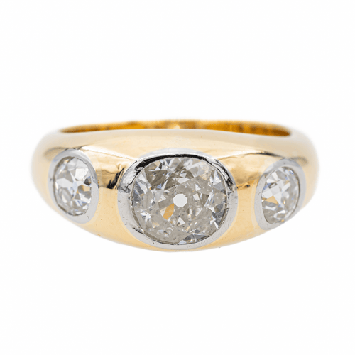 Bague 53 Bague jonc en or jaune 18 carats et diamants 58 Facettes 2830636CN
