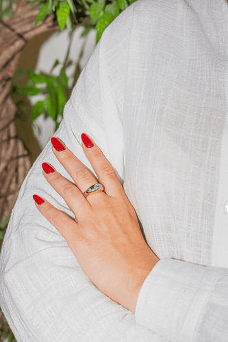 Bague 53 Bague jonc en or jaune 18 carats et diamants 58 Facettes 2830636CN