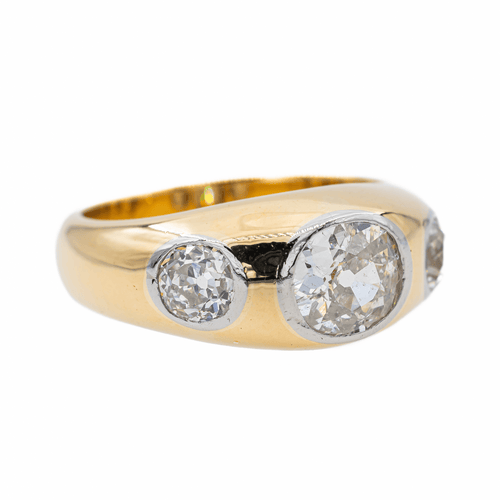 Bague 53 Bague jonc en or jaune 18 carats et diamants 58 Facettes 2830636CN