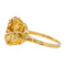 Bague 59 Bague en or jaune 18 carats sertie d’une citrine 58 Facettes 2905360CN