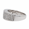 Bague 52 Bague jonc en or blanc 18 carats pavée de diamants 58 Facettes 3046732CN