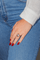 Bague 50.5 Bague en or rose 18 carats et platine sertie de diamants 58 Facettes 3132890RV