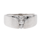 Bague 56 Bague trilogie en or blanc 18 carats et diamants 58 Facettes 3167516CN